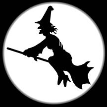 flyingwitchsilhouette